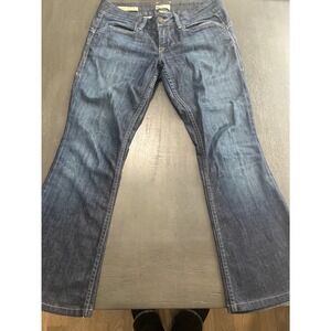 William Rast Savoy Regular Rise Dark Wash Denim Jeans Bootcut Women Size 29